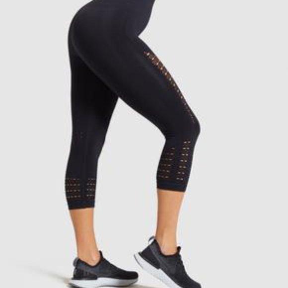 Gymshark Energy +Seamless  Cropped Leggings - Picture 4 of 8